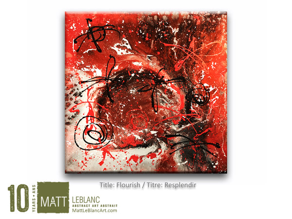 Flourish by Matt LeBlanc Art-36x36