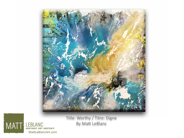 Portfolio - Worthy II by Matt LeBlanc Art-36x36