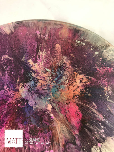 Supernova Art - 8.5" round - 0095