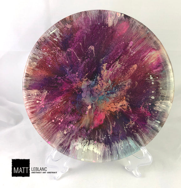 Supernova Art - 8.5" round - 0095