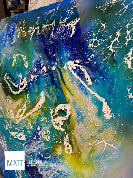 Seahorses by Matt LeBlanc Art-24x48