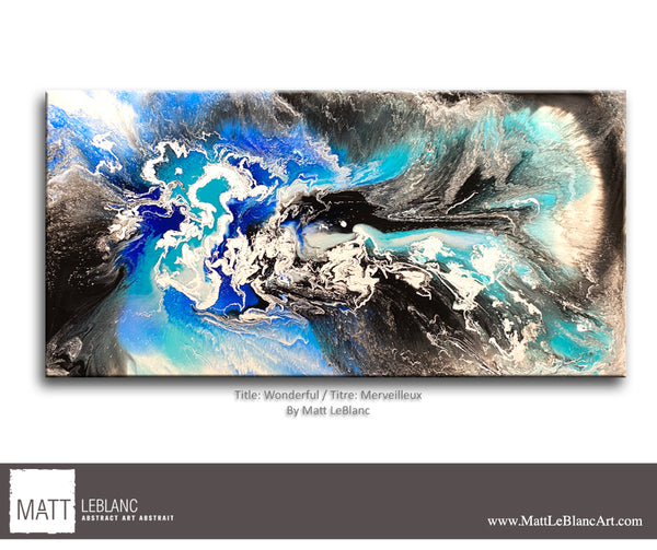 Wonderful by Matt LeBlanc Art-24x48