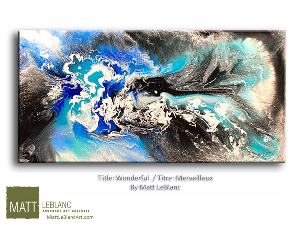 Wonderful by Matt LeBlanc Art-24x48