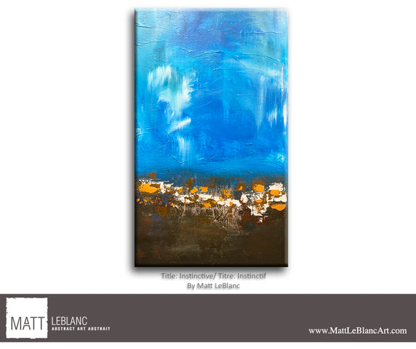 Instinctive by Matt LeBlanc Art-18x30