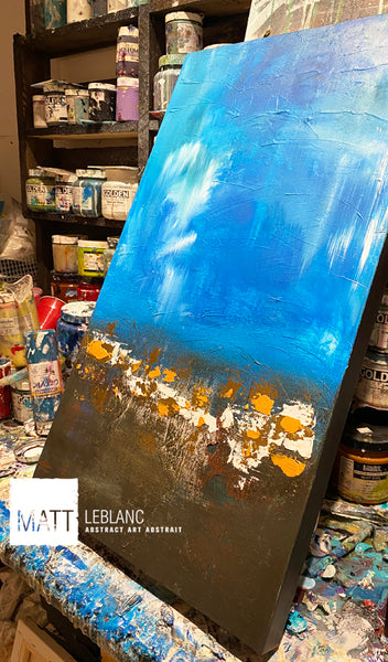 Instinctive by Matt LeBlanc Art-18x30