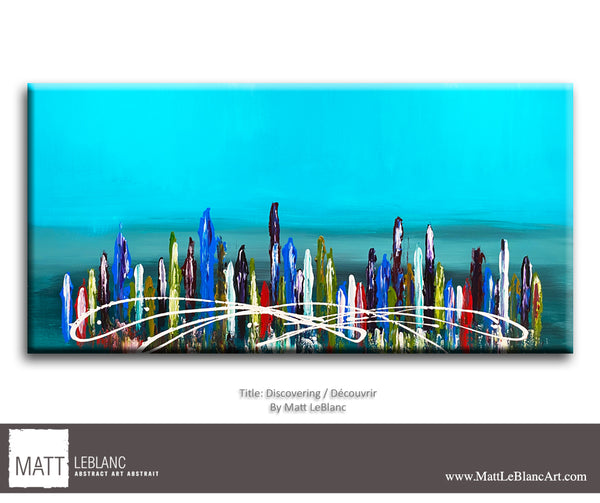 Discovering by Matt LeBlanc Art-24x48