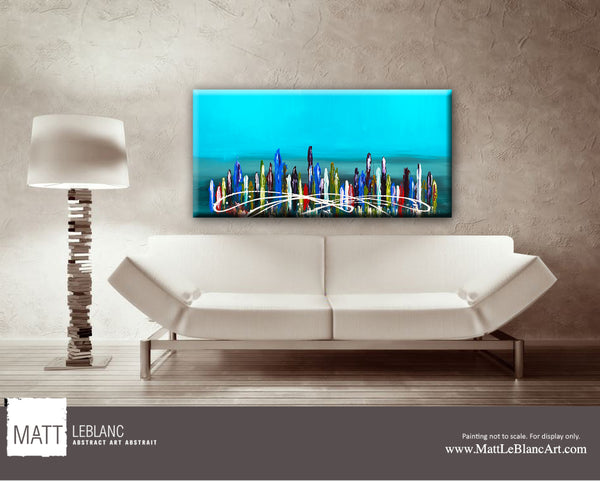 Discovering by Matt LeBlanc Art-24x48