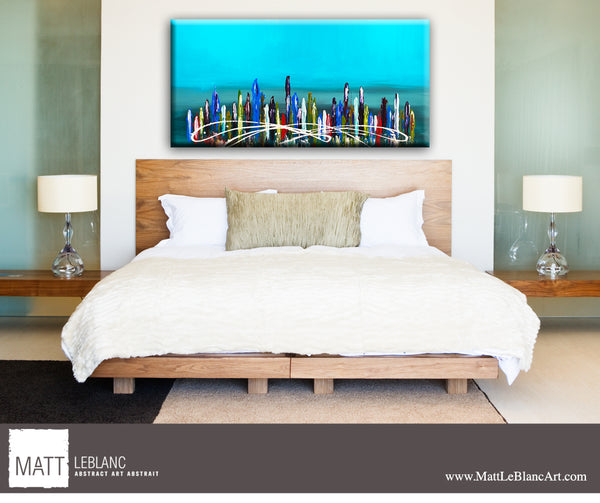 Discovering by Matt LeBlanc Art-24x48