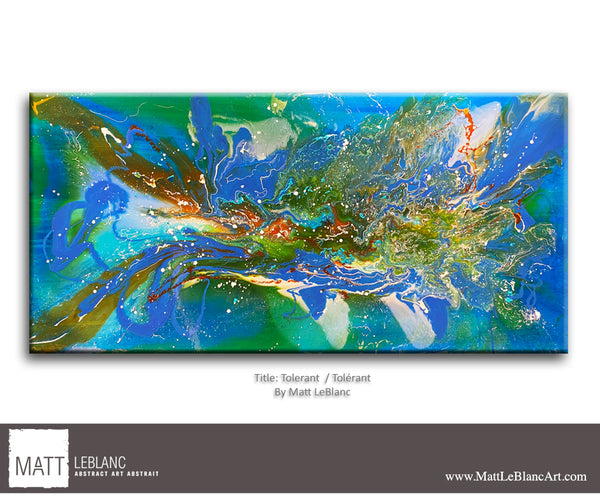 Tolerant by Matt LeBlanc Art-24x48