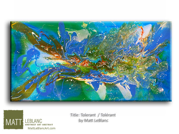 Tolerant by Matt LeBlanc Art-24x48