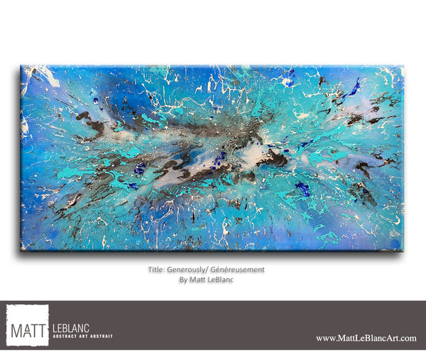 Generously by Matt LeBlanc Art-24x48