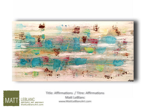 Portfolio - Affirmations by Matt LeBlanc Art-24x48
