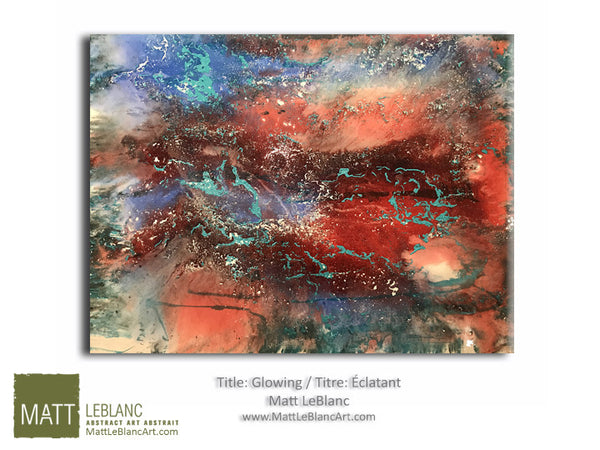 Portfolio - Glowing by Matt LeBlanc Art-30x40