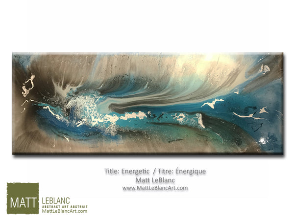 Portfolio - Energetic by Matt LeBlanc Art-24x60