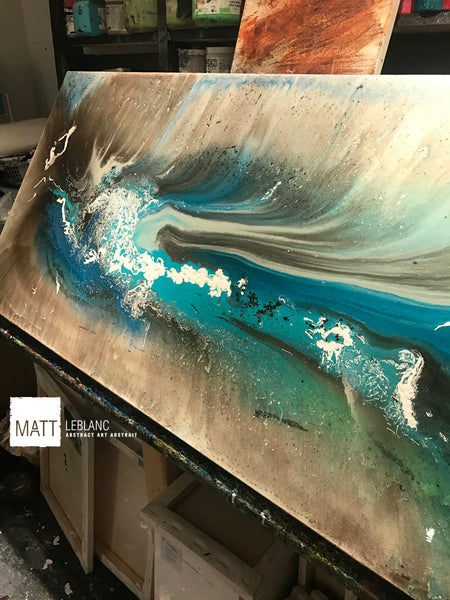 Portfolio - Energetic by Matt LeBlanc Art-24x60