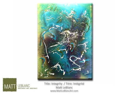 Portfolio - Integrity by Matt LeBlanc Art-30x40