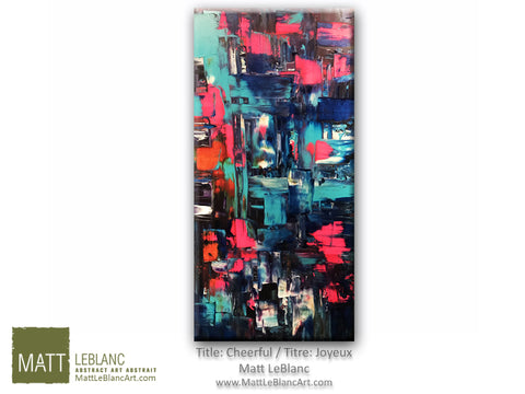 Portfolio - Cheerful by Matt LeBlanc Art-20x40