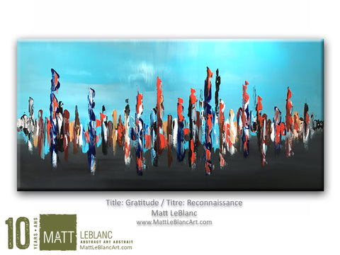 Portfolio - Gratitude by Matt LeBlanc Art-24x48