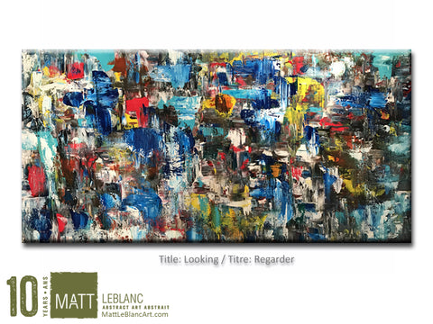 Portfolio - Looking by Matt LeBlanc Art-24x48