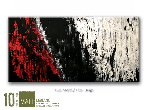 Portfolio - Storm by Matt LeBlanc Art-24x48