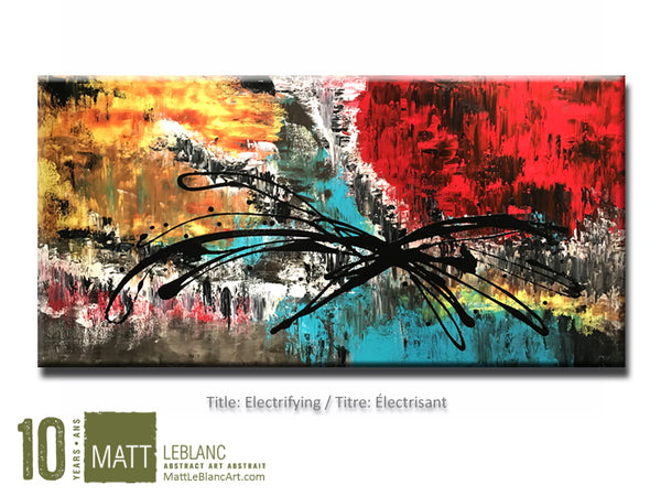 Portfolio - Electrifying by Matt LeBlanc Art-24x48