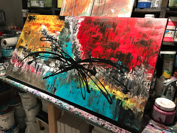 Portfolio - Electrifying by Matt LeBlanc Art-24x48