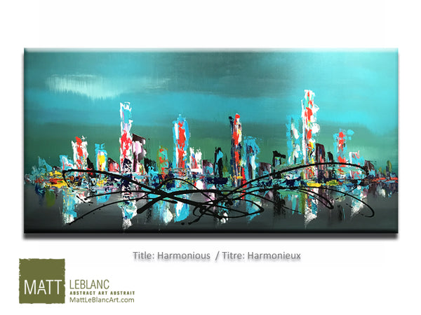 Portfolio - Harmonious by Matt LeBlanc Art-24x48