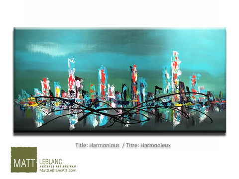 Portfolio - Harmonious by Matt LeBlanc Art-24x48