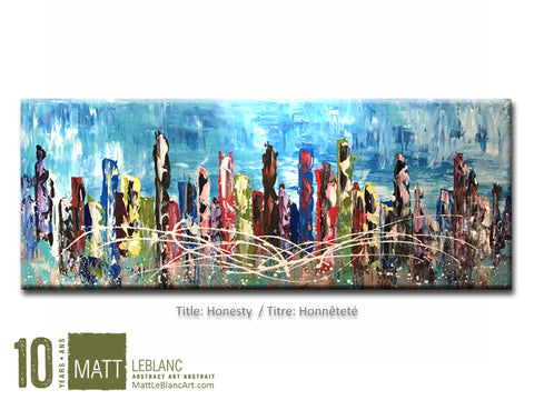 Portfolio - Honesty by Matt LeBlanc Art-24x60