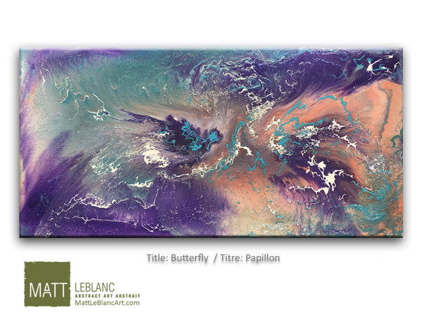 Portfolio - Butterfly by Matt LeBlanc Art-24x48