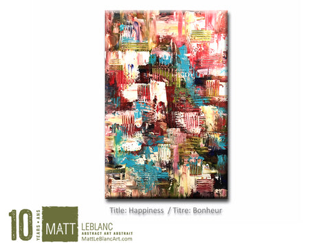 Portfolio - Happiness by Matt LeBlanc Art-16x24