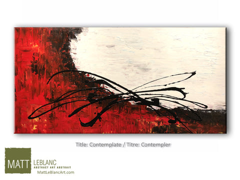 Portfolio - Contemplate by Matt LeBlanc Art-24x48