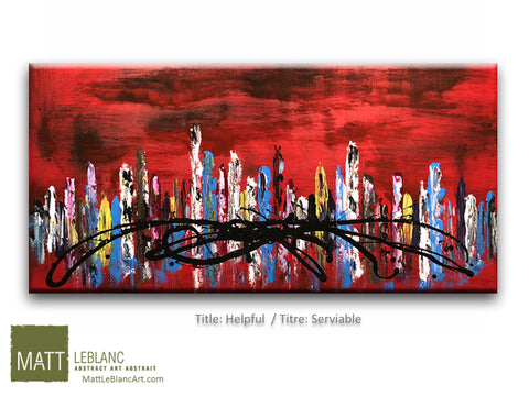 Portfolio - Helpful by Matt LeBlanc Art-24x48