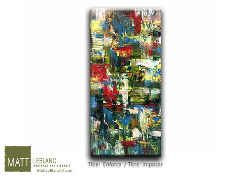 Portfolio - Enforce by Matt LeBlanc Art-20x40