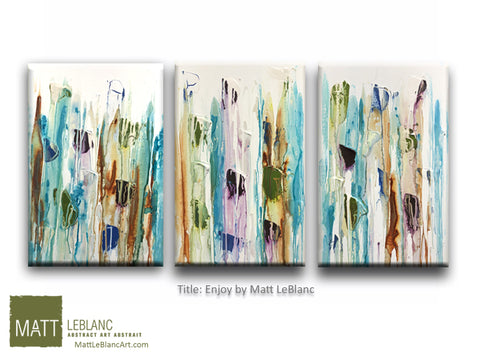 Portfolio - Enjoy by Matt LeBlanc Art-24x48