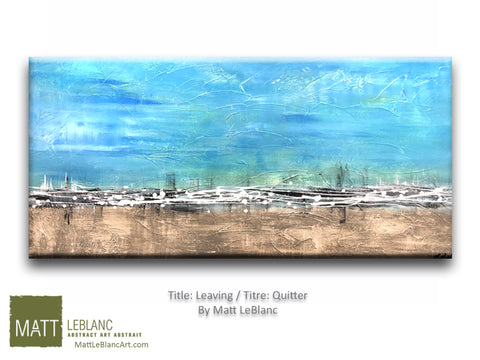 Portfolio - Leaving by Matt LeBlanc Art-24x48