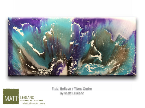 Portfolio - Believe by Matt LeBlanc Art-24x48