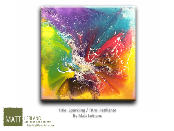 Portfolio - Sparkling by Matt LeBlanc Art-36x36