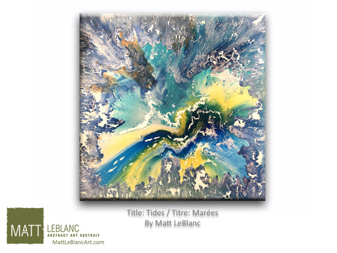 Portfolio - Tides by Matt LeBlanc Art-36x36