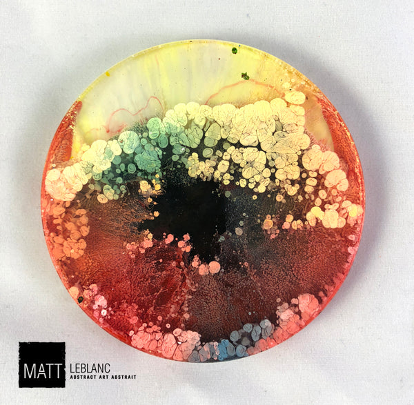 Matt LeBlanc Supernova Art - 3.5" round - 0080