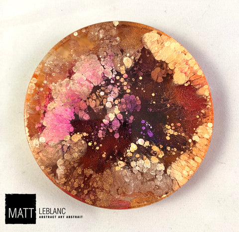 Matt LeBlanc Supernova Art - 3.5" round - 0090