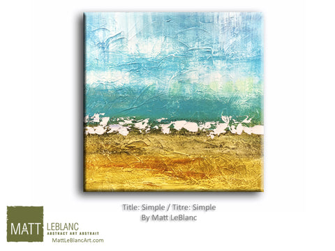 Portfolio - Simple by Matt LeBlanc Art-24x24