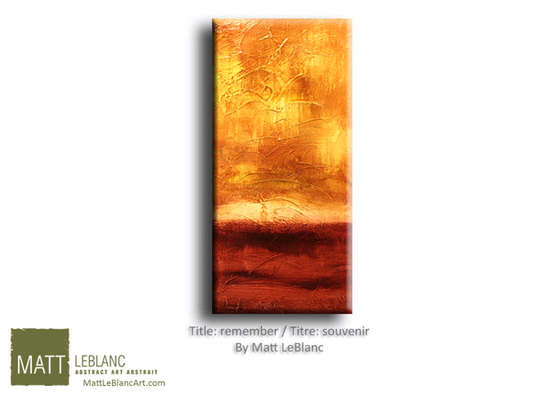 Portfolio - Remember by Matt LeBlanc Art - 12x24