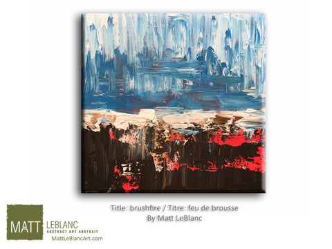 Portfolio - Brushfire by Matt LeBlanc-12x12