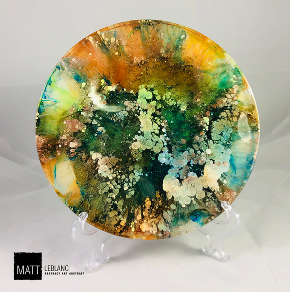 Matt LeBlanc Supernova Art - 8.5" round - 0092