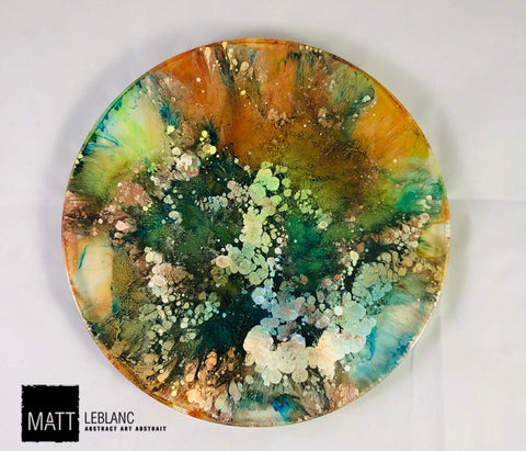 Matt LeBlanc Supernova Art - 8.5" round - 0092