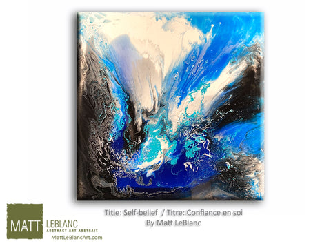 Portfolio - Self-belief by Matt LeBlanc Art-24x24