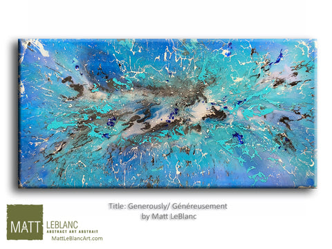 Generously by Matt LeBlanc Art-24x48