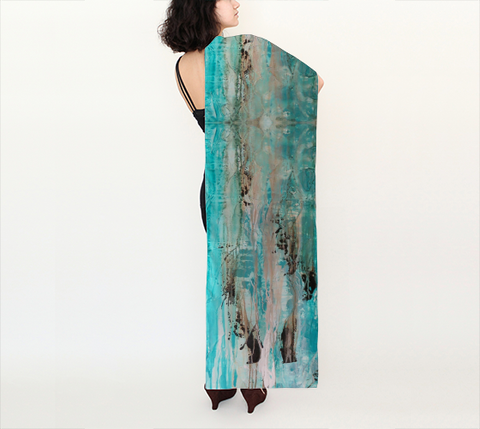 Matt LeBlanc Art Scarf - Long Scarf (16x72) - Design 002
