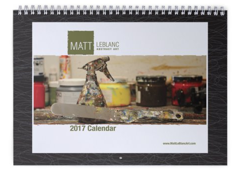 Matt LeBlanc Art 2017 Calendar